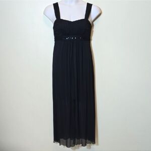 Connected Apparel Black High Low Dress 8P Y2K Whimsigoth Sheer Fairy Goth Emo